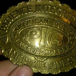 Police Belt Buckle